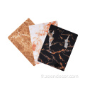 Panneau en marbre brillant PVC UV FEUILLE